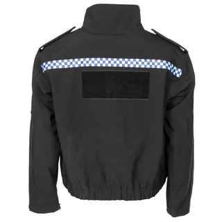 Brit. Softshell Jacke, "Police", winddicht, gebr.