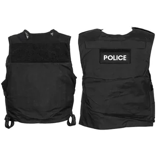 Brit. Body-Armour, Typ I, schwarz, OHNE Einlage, gebr.