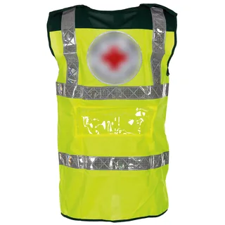 Brit. Signalweste,"RED CROSS", mit Reflektor, neuw.