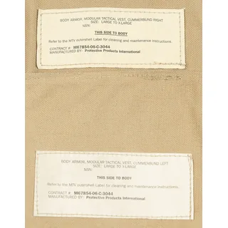 US Kummerbund, USMC, coyote, gebr.