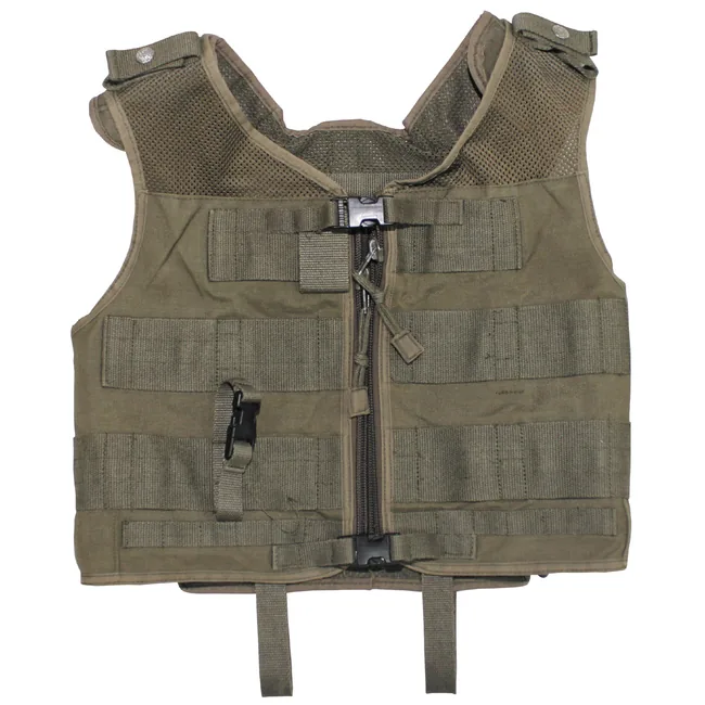 Österr. Tactical Weste, KAZ03, oliv, gebr., "DEFEKT"
