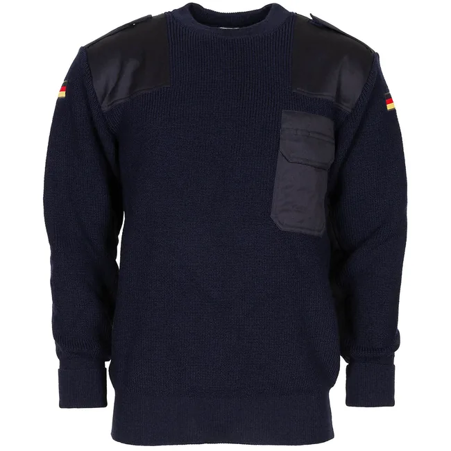 BW Pullover, blau, gebr.
