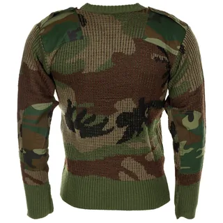Pullover, V-Ausschnitt, tarn, neuw.