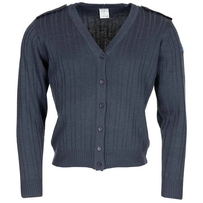 CZ Strickweste, M 97, blau, neuw.