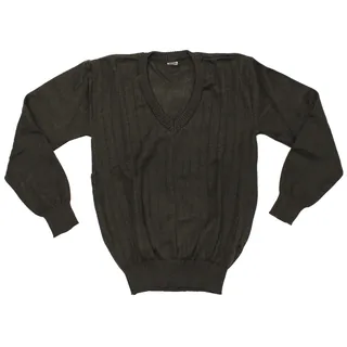 CZ/SK Pullover, M 85, oliv, V-Ausschnitt, neuw.