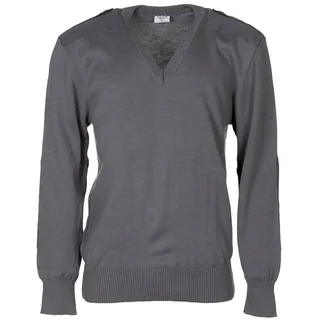 Österr. V-Pullover, grau, neuwertig