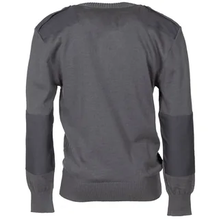 Österr. V-Pullover, grau, neuwertig