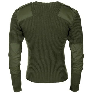 Brit. Kommando Pullover, oliv, gebr.