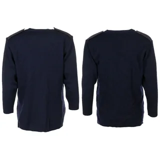 Brit. Kommando Strickweste, DAMEN, blau, gebr.