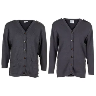 Brit. Kommando Strickweste, DAMEN, blau/grau, gebr.