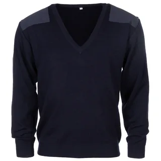 Holl. Pullover, blau, V-Ausschnitt, gebr.