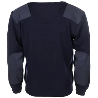 Holl. Pullover, blau, V-Ausschnitt, gebr.