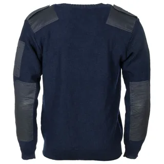 Holl. Pullover, blau, V-Ausschnitt, gebr.