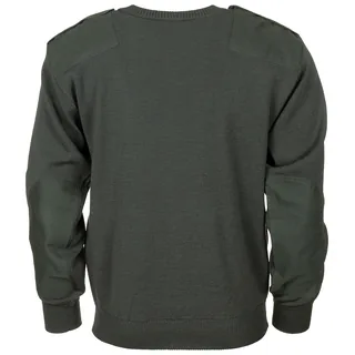 Holl. Pullover, oliv, V-Ausschnitt, gebr.