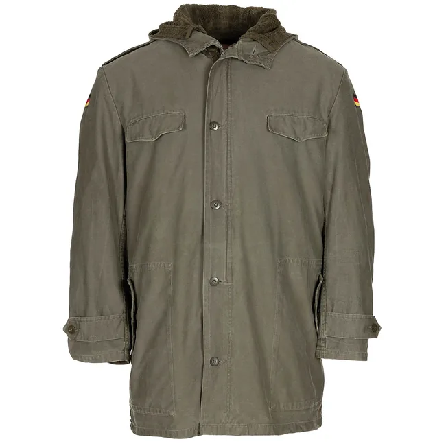 BW Parka, mit Futter, oliv, gebr.