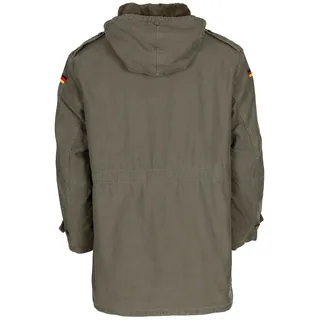 BW Parka, mit Futter, oliv, gebr.