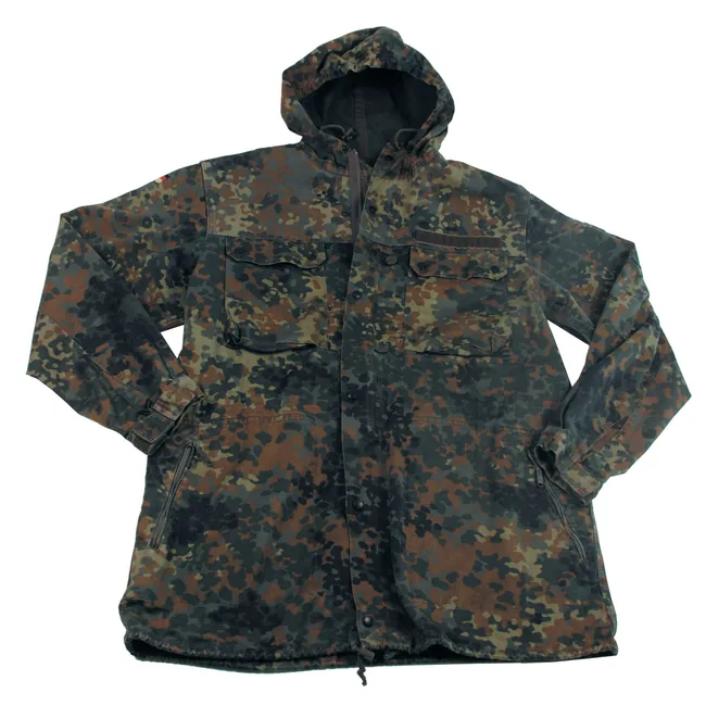 BW Parka, flecktarn, gebr., ohne Futter