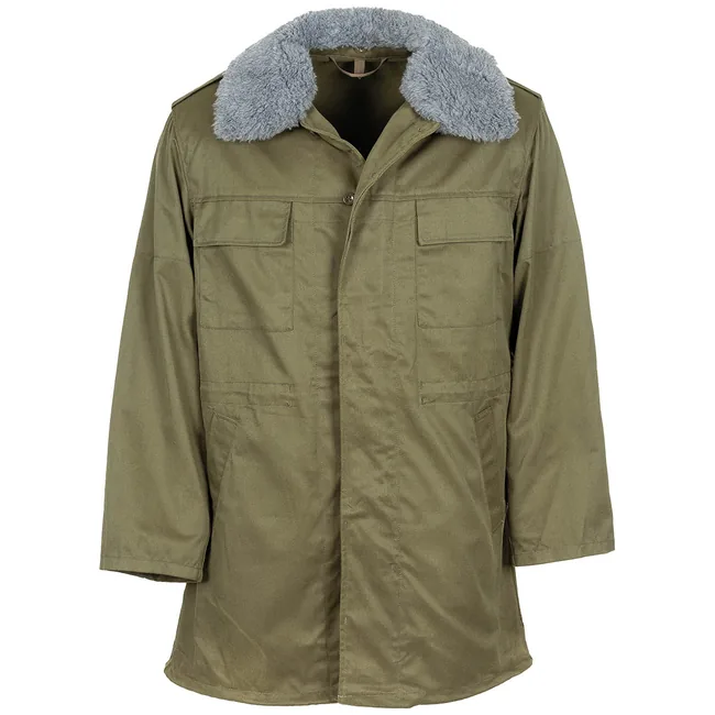 CZ/SK Feldparka, M 85, oliv, mit Kragen, ohne Futter, gebr.
