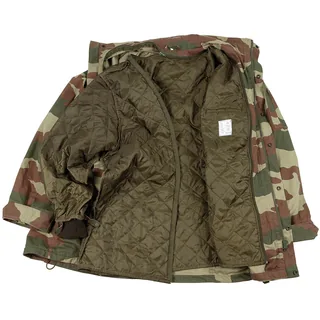 Türk. Feldparka, Rip Stop, woodland, mit Futter, gebr.
