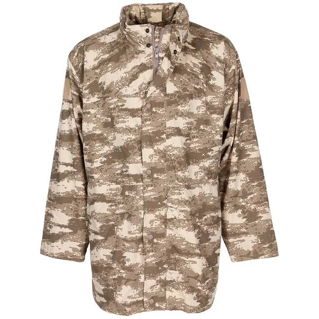 Türk. Feldparka, Rip Stop, M2021,desert, m. Futter, gebr.