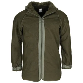 Franz. Teddyfutter für Parka, oliv, neuw.