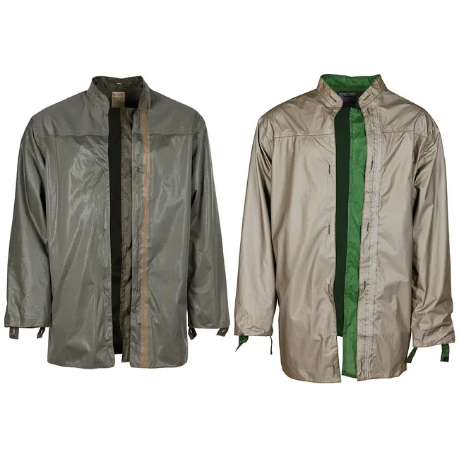 Holl. Unterziehjacke, Laminat, für Parka, oliv, gebr.