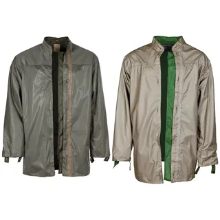 Holl. Unterziehjacke, Laminat, für Parka, oliv, gebr.