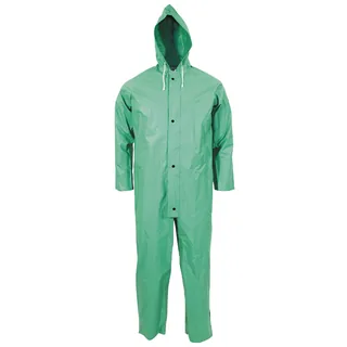 Österr. Overall, PVC, grün, neuw.
