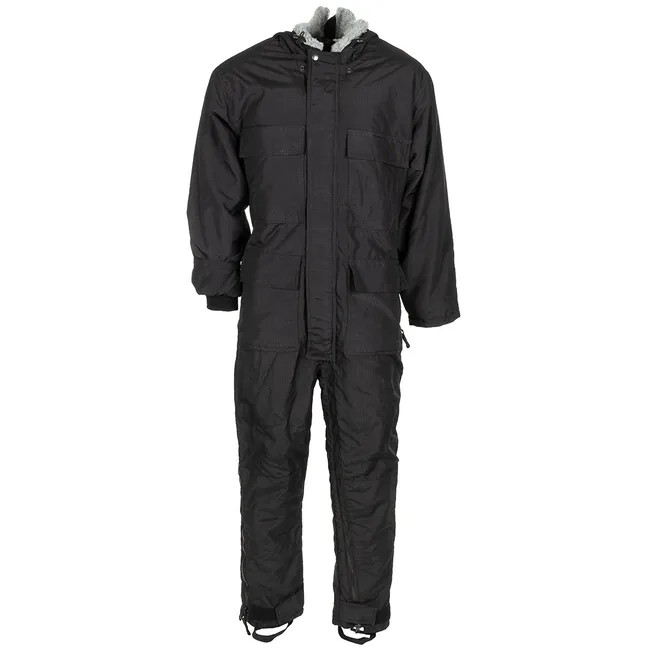 Brit. Technikeroverall, "ECW", schwarz, Rip Stop, gebr.