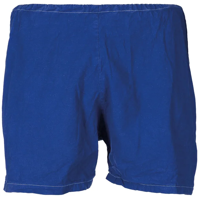 Schwed. Sporthose, kurz, blau, gebr.