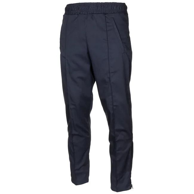 Brit. Trainingshose, blau, gefüttert, gebr.