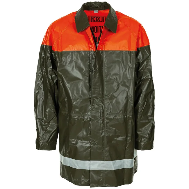Schweiz. Regenjacke, oliv, "Zivilschutz", neuw.