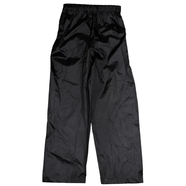 Brit. Regenhose, schwarz, gebr.