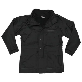 Brit. Regenjacke, schwarz, mit Fleeceinnenjacke, gebr.