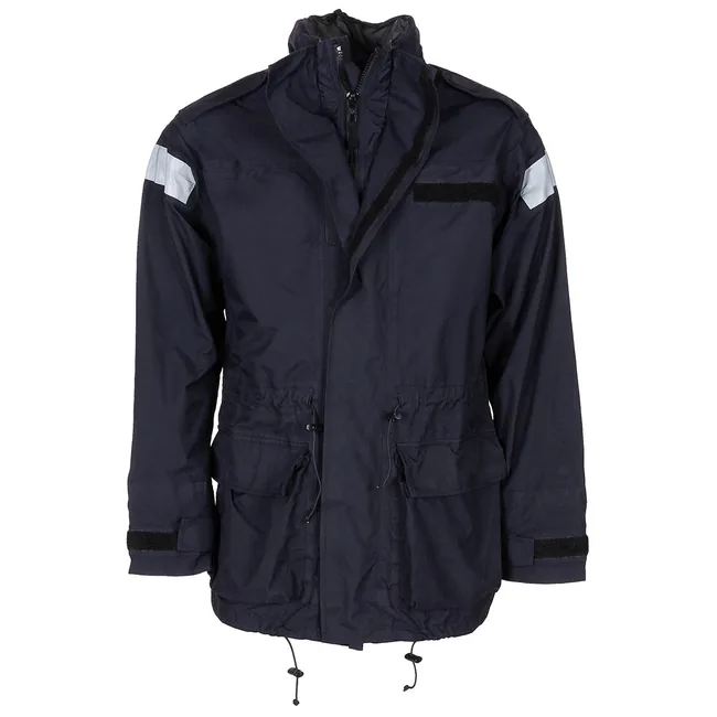 Brit. Nässeschutzjacke, RN, blau, gebr.