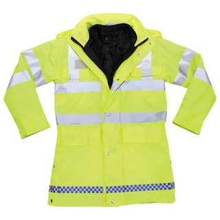 Brit. Signaljacke, gelb, div., Modelle, RV-Steppfutter, gebr.