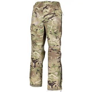 Brit. Nässeschutzhose, MTP, "Lightweight" gebr., repariert