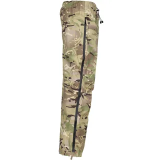 Brit. Nässeschutzhose, MTP, "Lightweight" gebr., repariert
