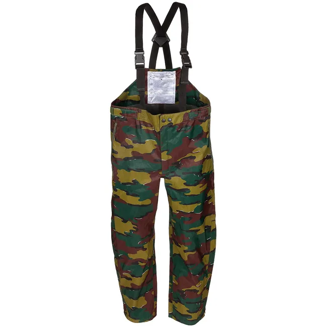 Belg. Nässeschutzhose, tarn, 3-Lagen-Lam., gebr.