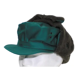 Österr. Wintermütze, grün, neuwertig