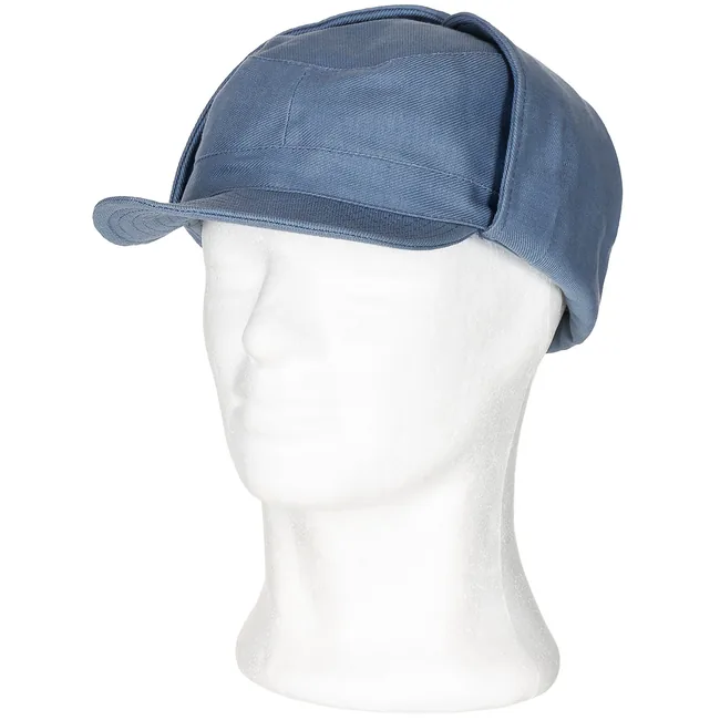 Schwed. Wintermütze, "Zivilschutz", blau, neuw.