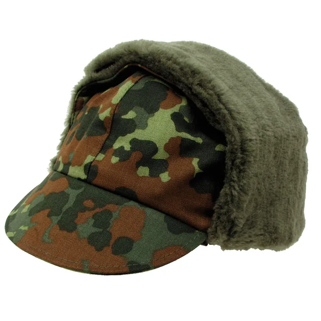 BW Wintermütze, flecktarn, original TL, neuwertig
