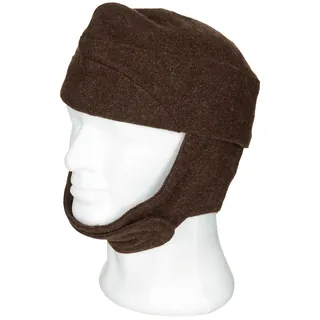 Bulg. Wintermütze, braun, neuwertig