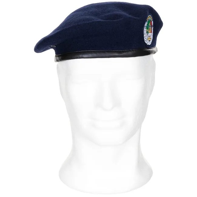 Angolanisches Barett, "POLICIA", blau