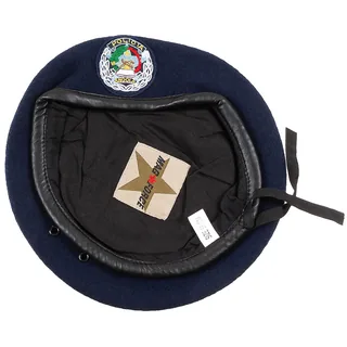 Angolanisches Barett, "POLICIA", blau