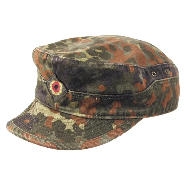 BW Arbeitsmütze, flecktarn, gebraucht