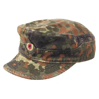 BW Arbeitsmütze, flecktarn, gebraucht