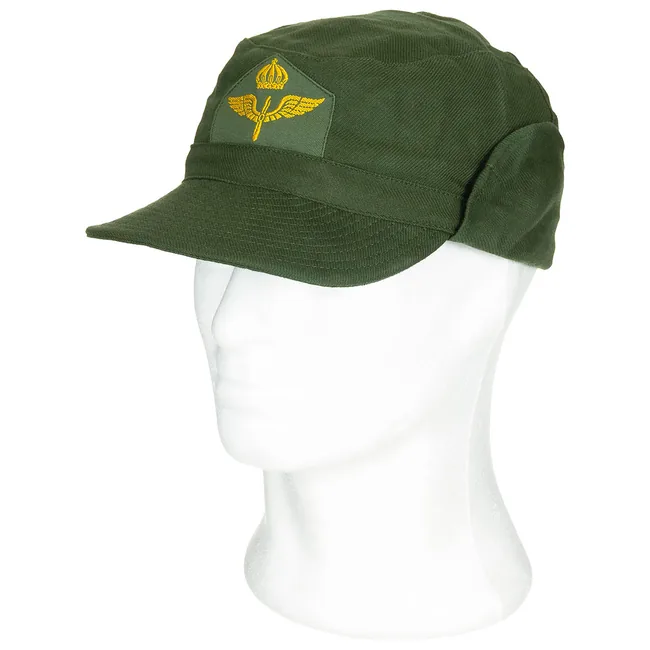 Schwed. Feldmütze, M 59, Luftwaffe, oliv, neuw.