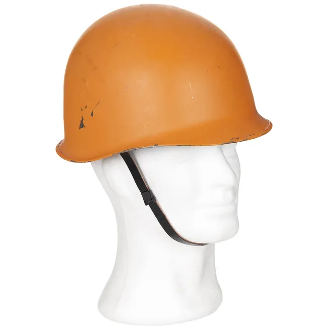 Österr. Helm "M1", orange, Kunststoff-Innenhelm, gebr.