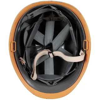 Österr. Helm "M1", orange, Kunststoff-Innenhelm, gebr.